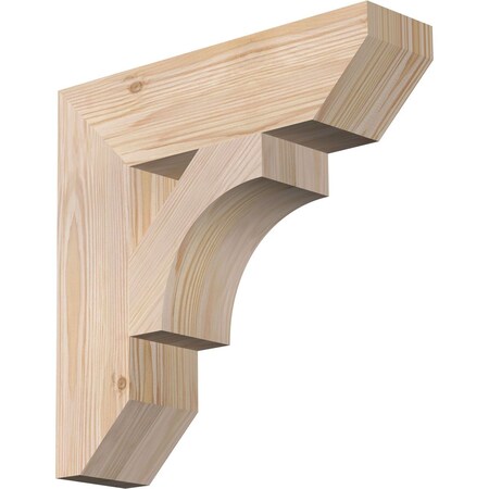 Ekena Millwork Westlake Slat Smooth Bracket, Douglas Fir, 3 1/2"W x 14"D x 14"H BKT04X14X14WTL06SDF